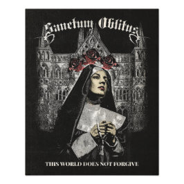 Sanctum Oblitus - Gotische streetwear ontwerp Foto Afdruk