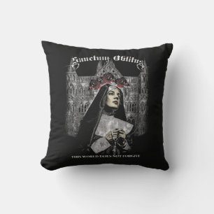 Sanctum Oblitus - Gotische streetwear ontwerp Kussen