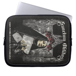 Sanctum Oblitus - Gotische streetwear ontwerp Laptop Sleeve