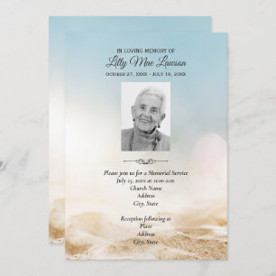 Sand and Sky Funeral Memorial Service