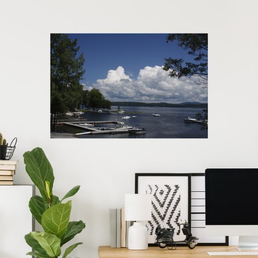 Sand Bar Marina, Lake ChamPlain Poster (Thuiskantoor)