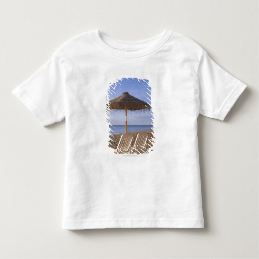 Sand Beach Chairs with Umbrella Kinder Shirts (Voorkant)
