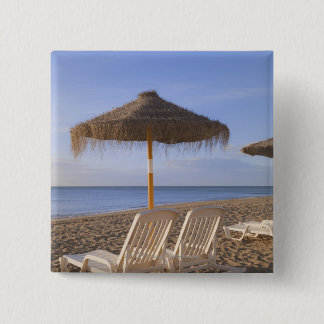 Sand Beach Chairs with Umbrella Vierkante Button 5,1 Cm