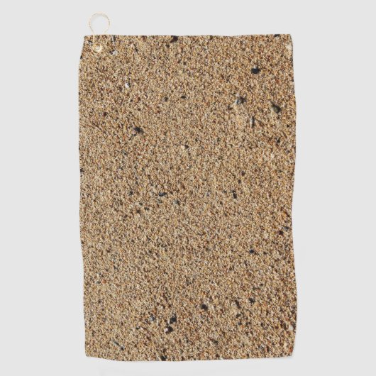 Sand Camo Pattern Golfhanddoek (Voorkant)