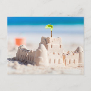 Sand castle briefkaart