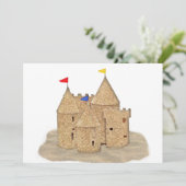 Sand Castle Kaart (Staand voorkant)