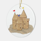 Sand Castle Keramisch Ornament (Links)