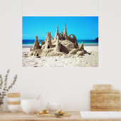 Sand Castle Poster (Keuken)
