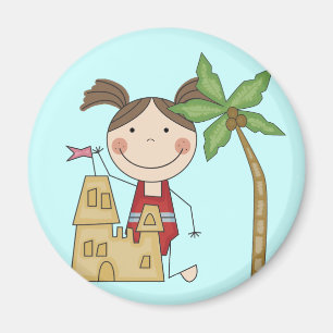 Sand Castle Queen Tshirts en Gifts Magneet