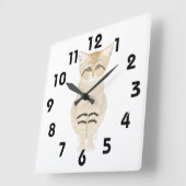 Sand Cat Wall klok (Hoek)