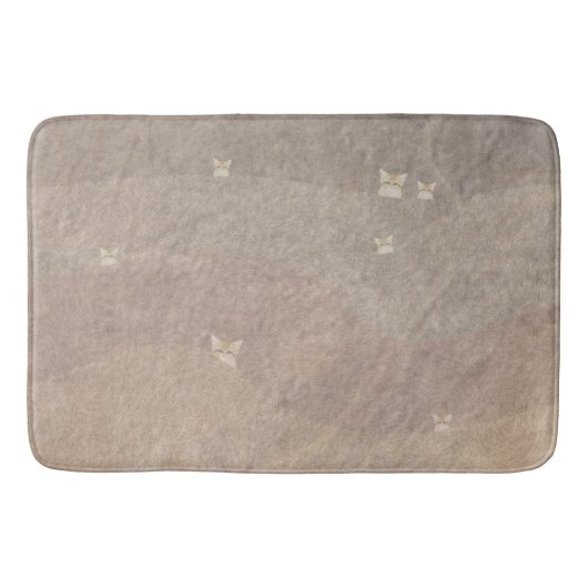 Sand Cats Bathmat Badmat (Voorkant)