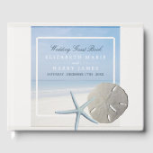 Sand Dollar and Starfish Beach Weddenschap Gastenboek (Voorkant)