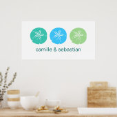 Sand Dollar Banner Poster (Keuken)