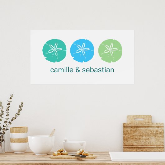 Sand Dollar Banner Poster (Keuken)