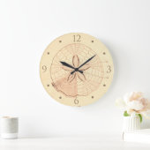 Sand Dollar Beach House Clock Grote Klok (Huis)