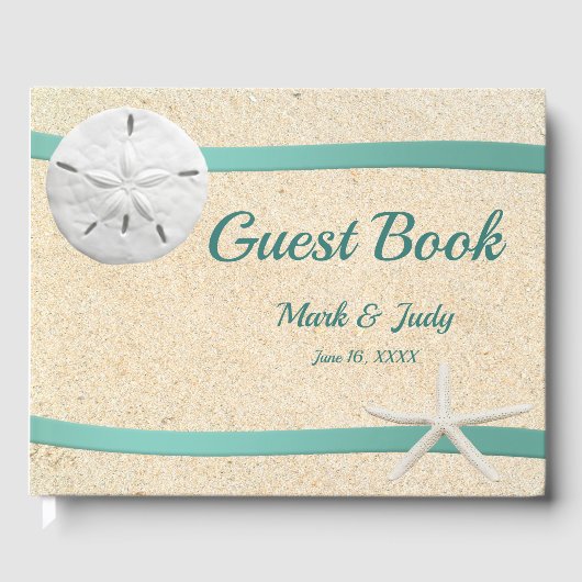 Sand Dollar Beach Mariage Livre d'or (Recto)