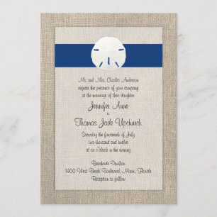 Sand Dollar Beach Weddenschap Peacock Blue Kaart