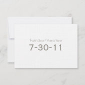 Sand Dollar Beach Weddenschap Save the Date (Achterkant)