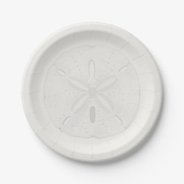 Sand Dollar Beach Wedding Cake Plates Papieren Bordje