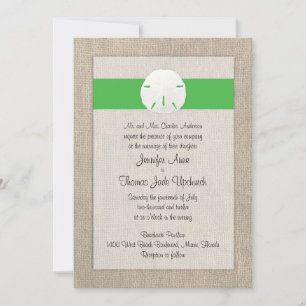 Sand Dollar Beach Wedding Invitation À Se Marier -