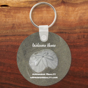 Sand Dollar Kust Huis Verkoop Onroerend Goed Sleutelhanger