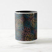 Sand Dollar Lines Red Yellow Blue Mok (Midden)