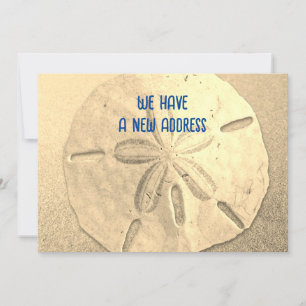 Sand Dollar Nouvelle carte Faire-part d'adresse