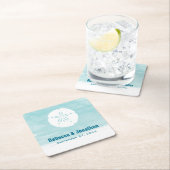 Sand Dollar Papier Onderzetters (Insitu)