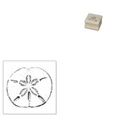 Sand Dollar Rubberstempel (Gestempeld)