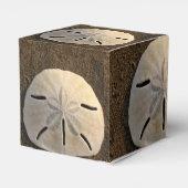 Sand Dollar Seashell Party Favor Custom Cadebox Bedankdoosjes (Achterkant)
