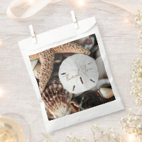 Sand Dollar Seashells Weddenschap Party Favor Bags