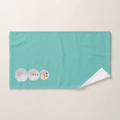 Sand Dollar Snowman Bad Handdoek (Handdoek)