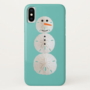 Sand Dollar Snowman iPhone X Hoesje