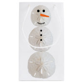 Sand Dollar Snowman Klein Cadeauzakje (Achterkant)