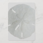 Sand Dollar Wedding Fan Program Paper Programma (Achterkant)