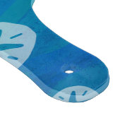 Sand Dollar White en Blue Pattern Snijplank (Hoek)