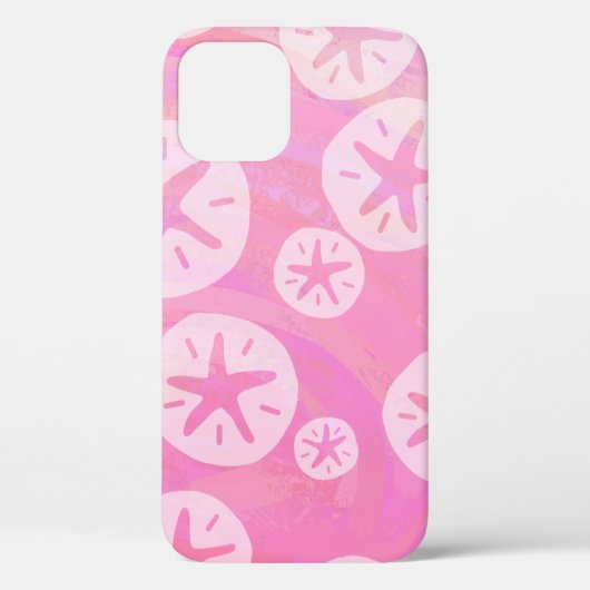 Sand Dollar White en roze Case-Mate iPhone Case (Achterkant)