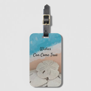 Sand Dollar Wishes Bagagelabel