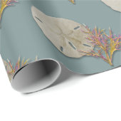 Sand Dollar Zee Coral Cadeaupapier (Rol Hoek)
