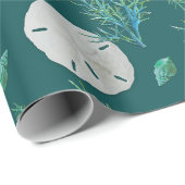 Sand Dollar Zee Coral Cadeaupapier (Rol Hoek)