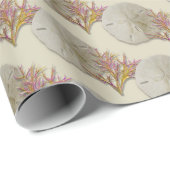 Sand Dollar Zee Coral Cadeaupapier (Rol Hoek)