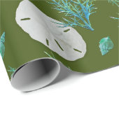 Sand Dollar Zee Coral Cadeaupapier (Rol Hoek)