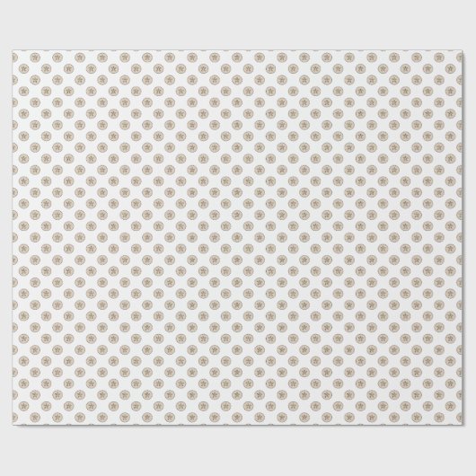 Sand Dollar Zee Shell Coastal Pattern Cadeaupapier (Vlak)