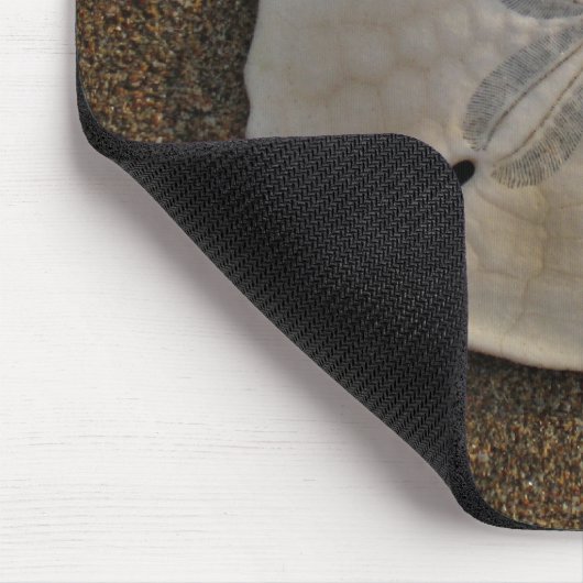 Sand Dollar Zee Shell Sand Beach Mousepad Muismat (Hoek)