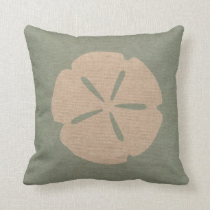 Sand Dollar Zee Shell Seafoam Green Kussen