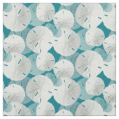 Sand Dollars Pattern Blue Stof (Swatch)