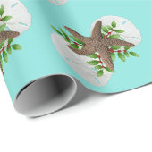 Sand Dollars Sestive Kerstmis Cadeaupapier (Rol Hoek)