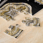  Sand Dollars Zee Urchins door Ernst Haeckel Legpuzzel (Zijkant)