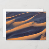 Sand Dune Abstract Bedankkaart (Voorkant / Achterkant)