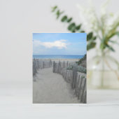 Sand Dunes Block Island Briefkaart (Staand voorkant)